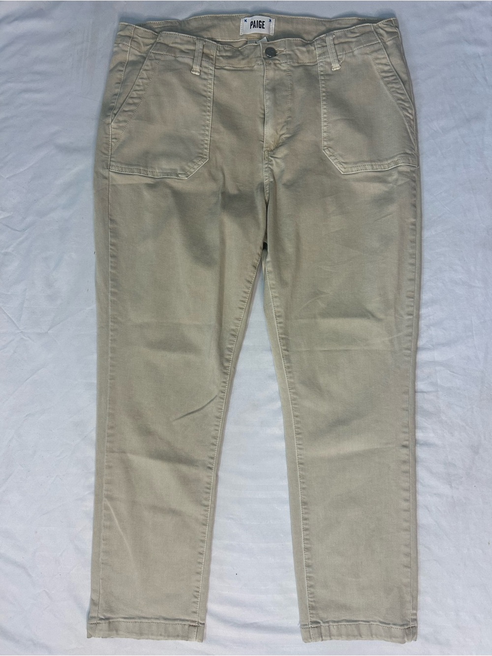 PAIGE Mayslie Utility Pants Khaki Size 32